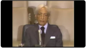 Krishnamurti - ONU speech-