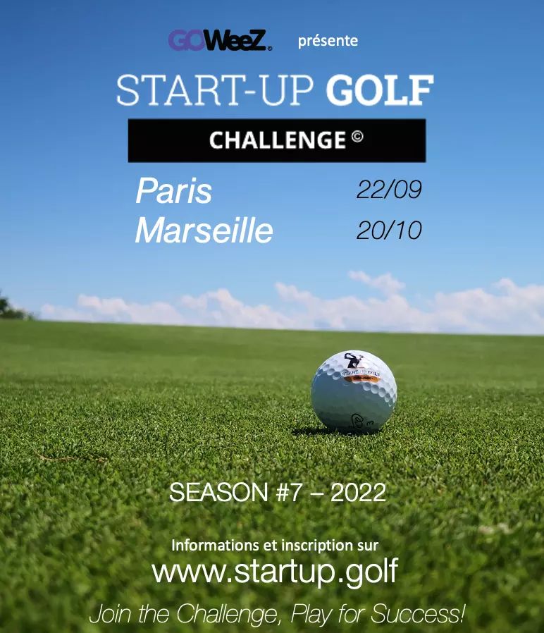 START-UP GOLF CHALLENGE - Visuel Saison #7 ball on fairway