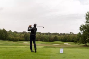 Player at the START-UP GOLF CHALLENGE of Paris
