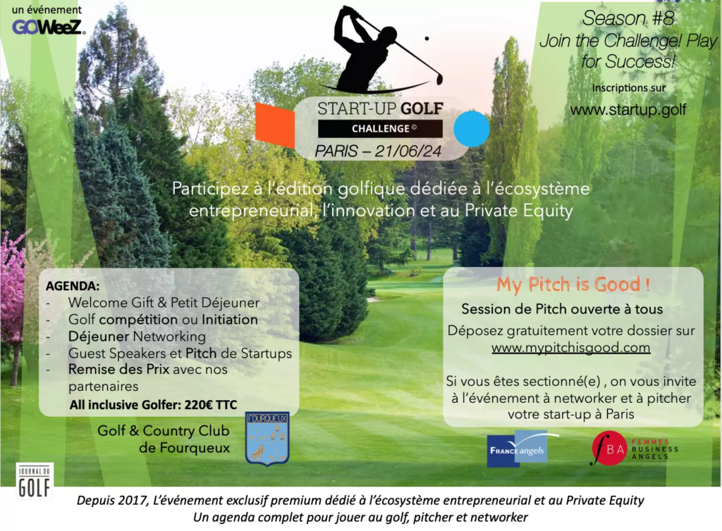 Start-up golf challenge de Paris 2024 - golf de Fourqueux