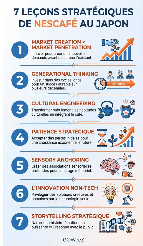 GOWEEZ - Nescafé au Japon - Les 7 leçons de la Stratégie Marketing Long Terme qui a Transformé un Marché Entier